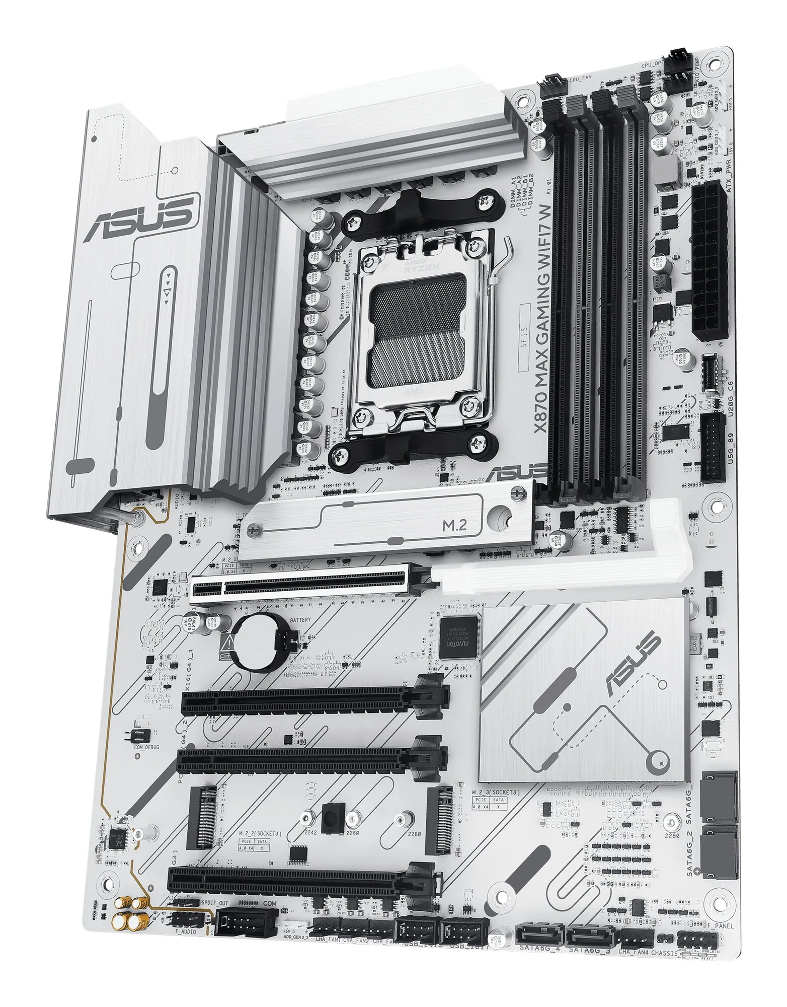 ASUS X870 MAX GAMING WIFI7 W AMD X870 Sockel AM5 ATX – Bild 4
