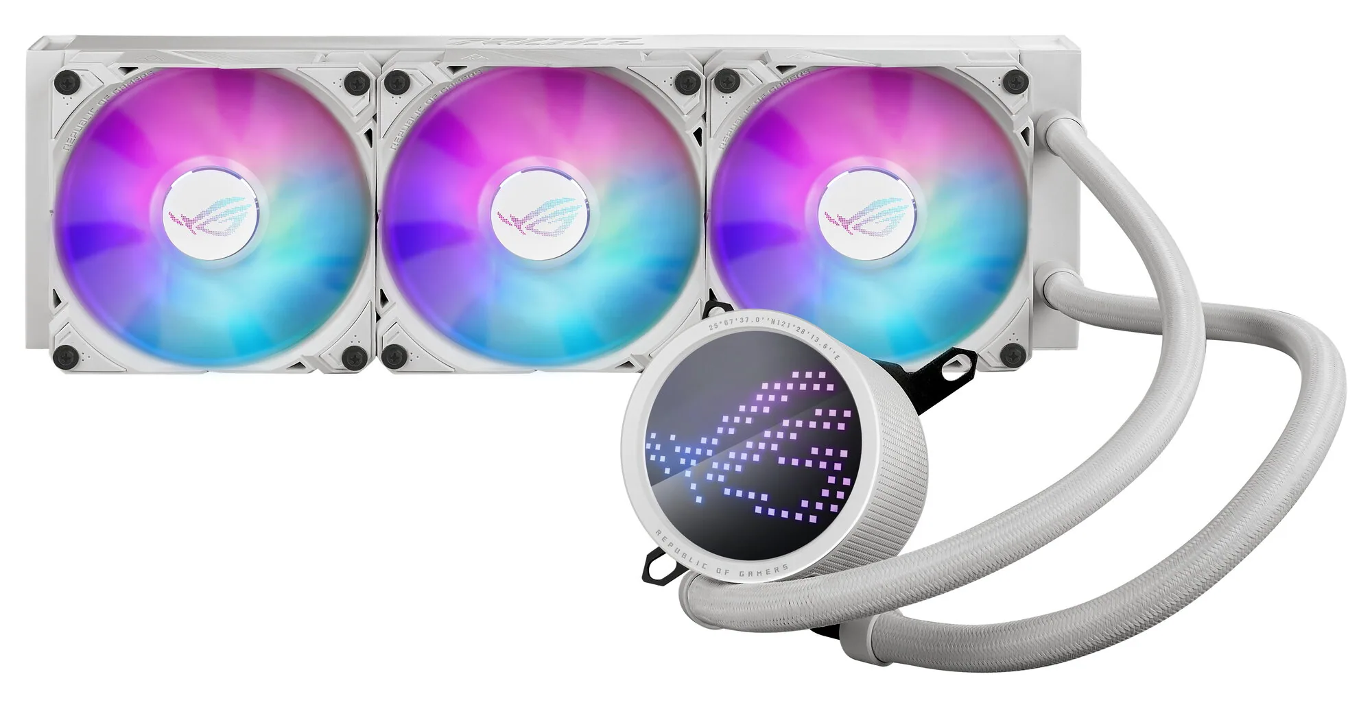 ASUS ROG Ryuo III 360 ARGB White Edition Prozessor All-in-One-Flüssigkeitskühler 12 cm Weiß – Bild 1