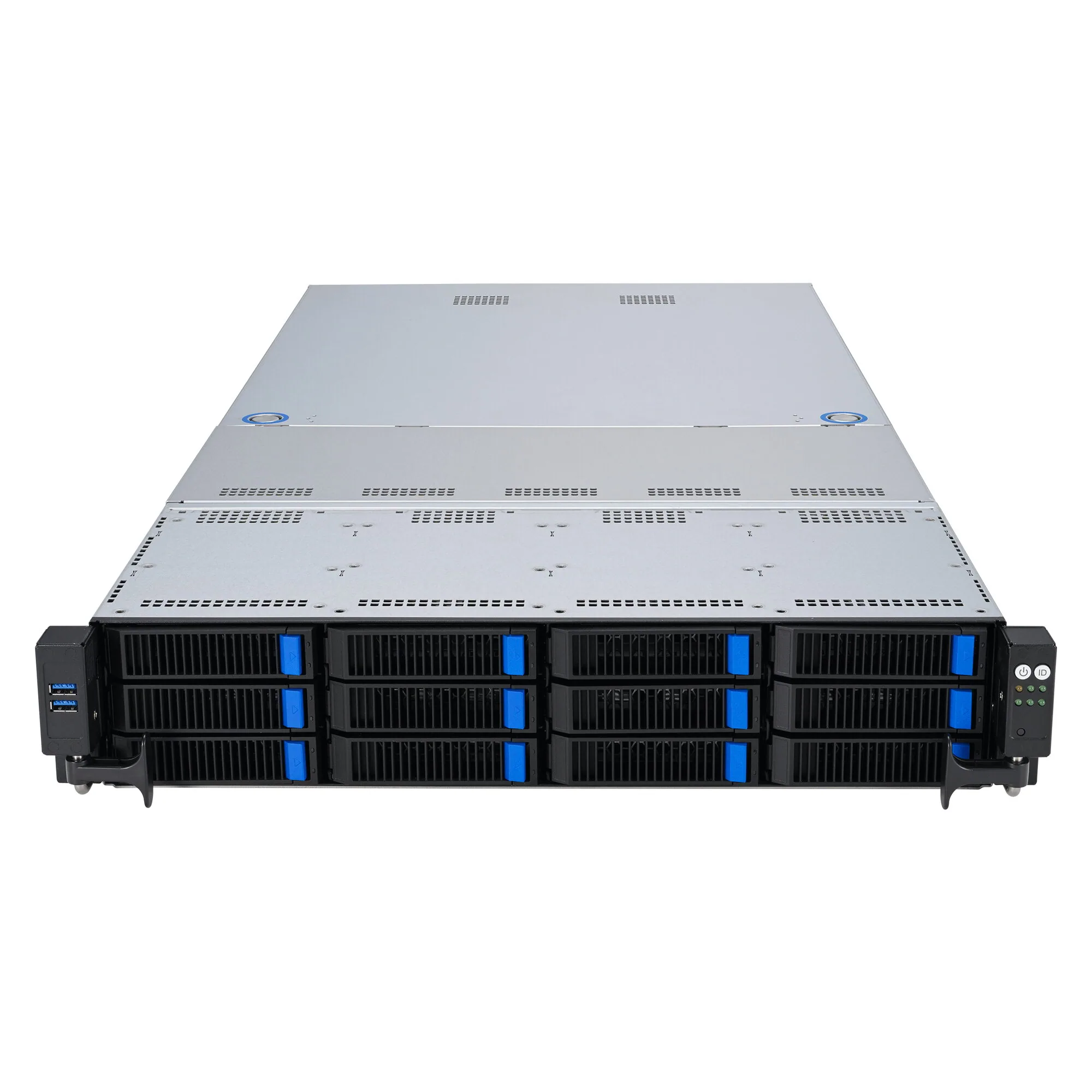 ASUS RS521A-E12-RS12U Socket SP5 Rack (2U) Schwarz, Silber – Bild 3