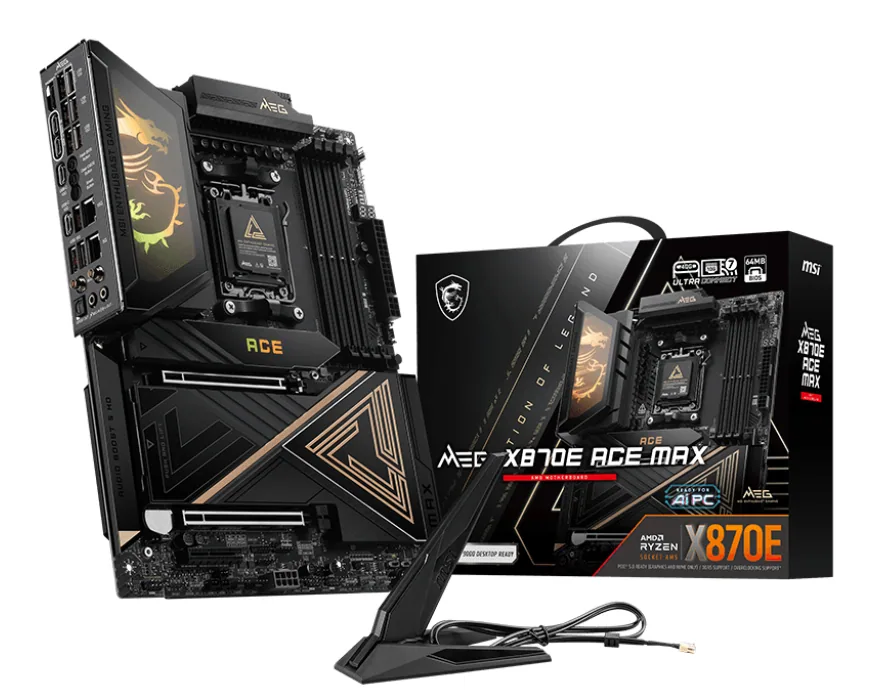 MSI MEG X870E ACE MAX Motherboard AMD X870E Sockel AM5 ATX – Bild 1