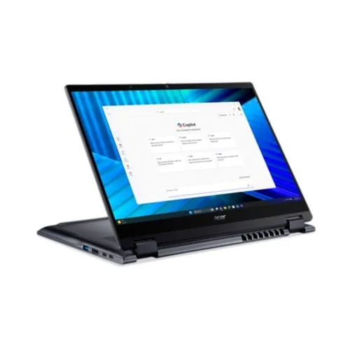 Acer TravelMate TMP414RN-55-TCO-58UA Intel Core Ultra 5 225U Hybrid (2-in-1) 35,6 cm (14") Touchscreen WUXGA 16 GB DDR5-SDRAM 512 GB SSD Wi-Fi 7 (802.11be) Windows 11 Pro Blau QWERTZ Deutsch – Bild 6