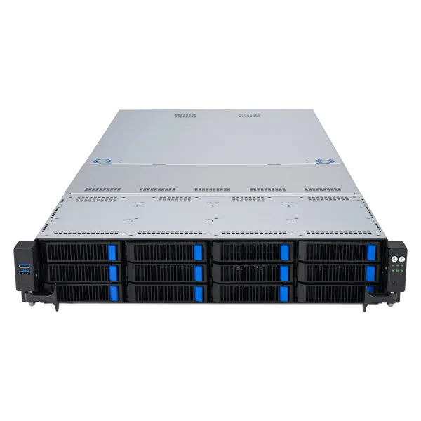 ASUS RS520A-E12-RS12U Socket SP5 Rack (2U) Schwarz, Stahl – Bild 2
