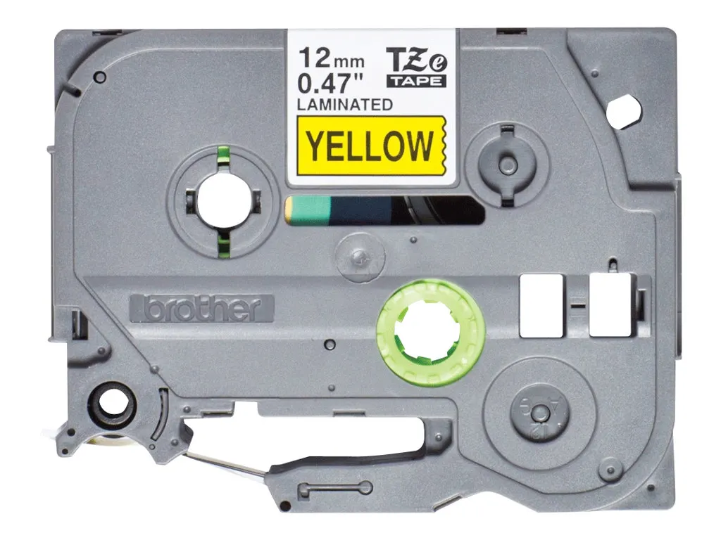 Schriftband Brother 12mmx4m gelb/schwarz TZe-631S