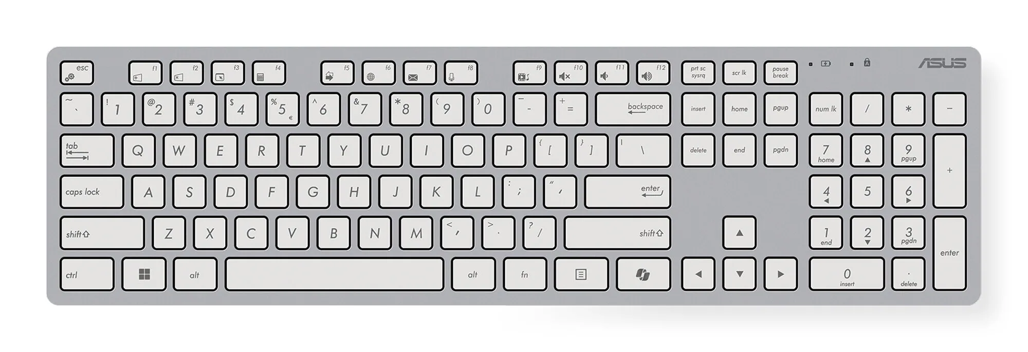 ASUS W5000 Tastatur Maus enthalten Universal RF Wireless Weiß – Bild 2