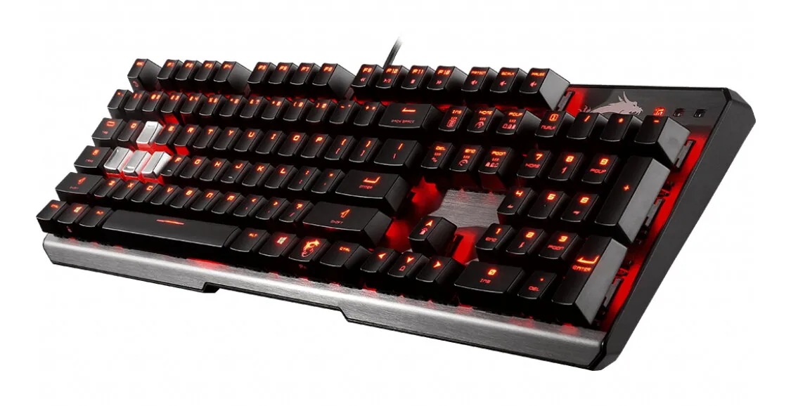 MSI Vigor GK60 Tastatur Gaming USB QWERTZ Deutsch Schwarz – Bild 4