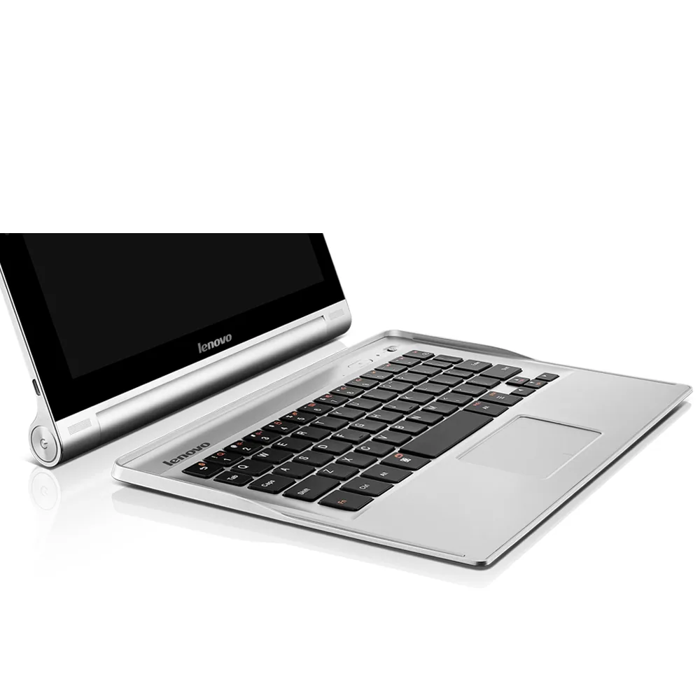 Lenovo Bluetooth Keyboard Cover QWERTZ Deutsch Silber – Bild 2