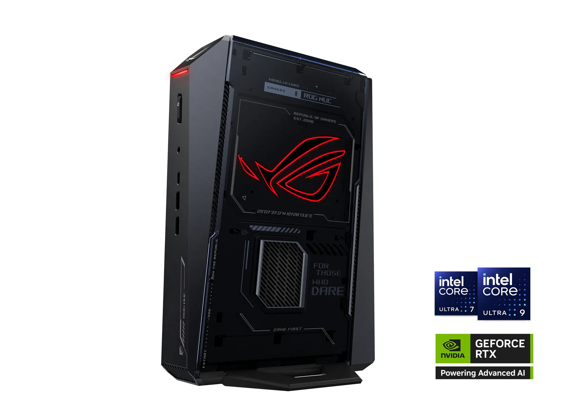 ASUS ROG NUC 15 Tall Mini PC RNUC15JNK9X389A2 (Intel Core Ultra 9 275HX Prozessor, NVIDIA GeForce RTX 5070 TI, 1TB Speicher, 16x2 GB RAM, Intel WiFi 7, Windows 11 Home, mit EU-Netzkabel, unterstützt OpenClaw & Hermes Agent, kompakt) – Bild 4