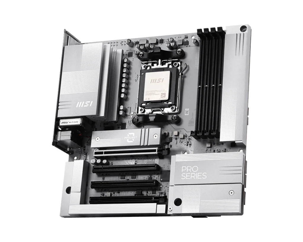 MSI AM5 PRO B850M-A WIFI PZ M-ATX AMD B850 Sockel AM5 micro ATX – Bild 2