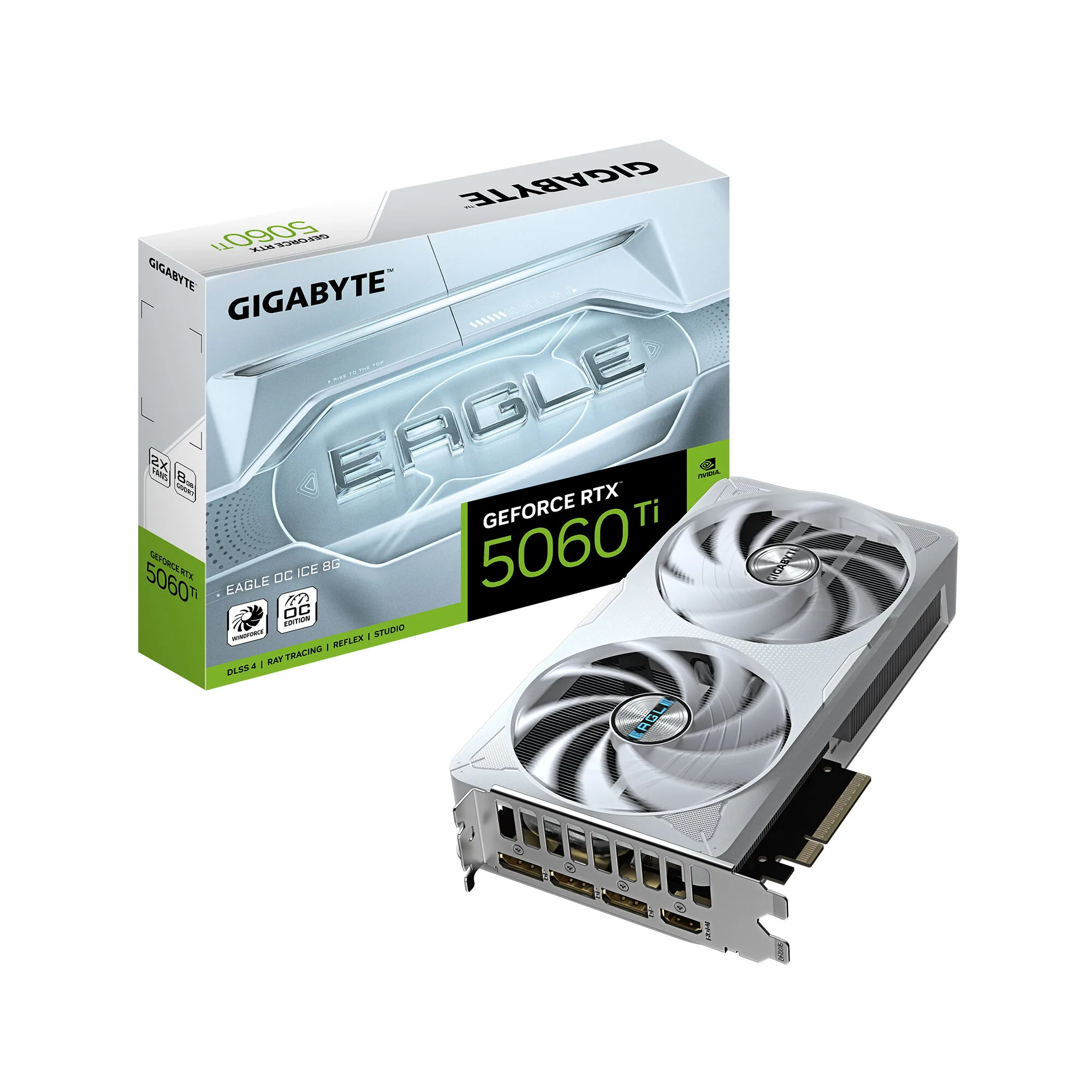 GIGABYTE GeForce RTX 5060 Ti EAGLE OC ICE 8G Grafikkarte – Bild 1