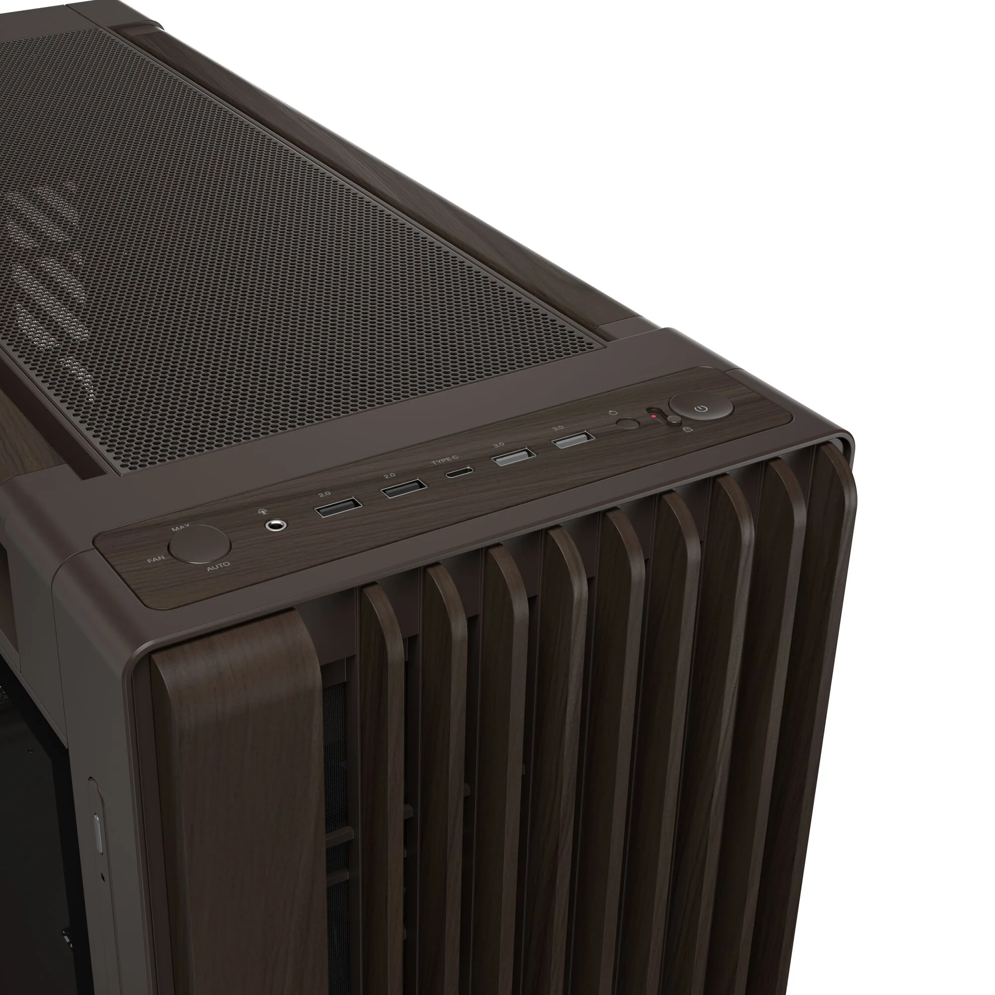 ASUS ProArt PA602 Wood Edition Retro Brown - Tempered Glass Panel Midi Tower Braun – Bild 7
