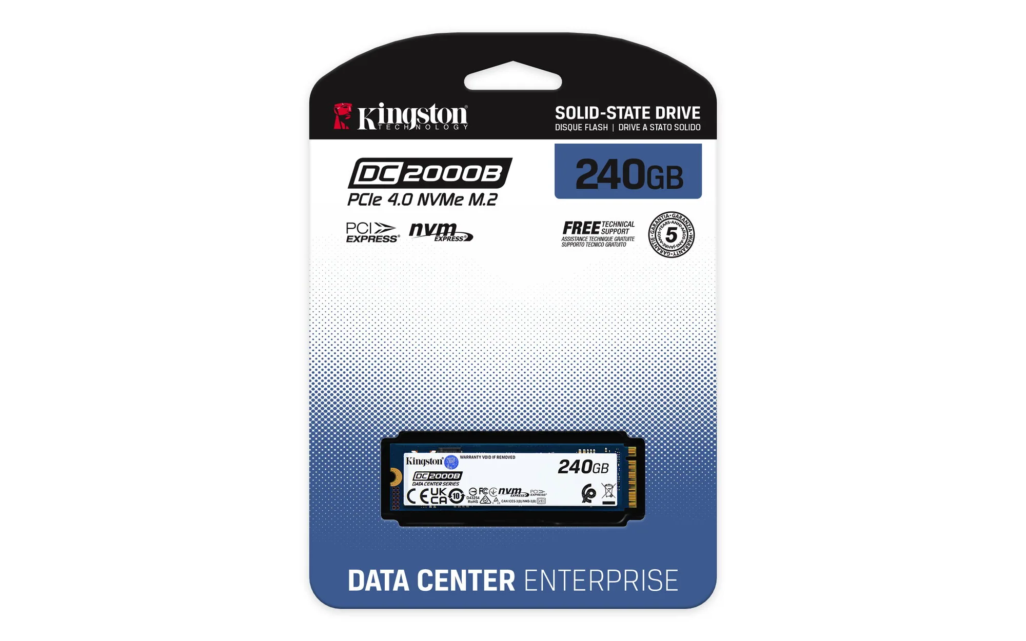 Kingston Technology 240G DC2000B PCIe 4.0 M.2 2280 Enterprise SSD (Ohne Heatsink) – Bild 4