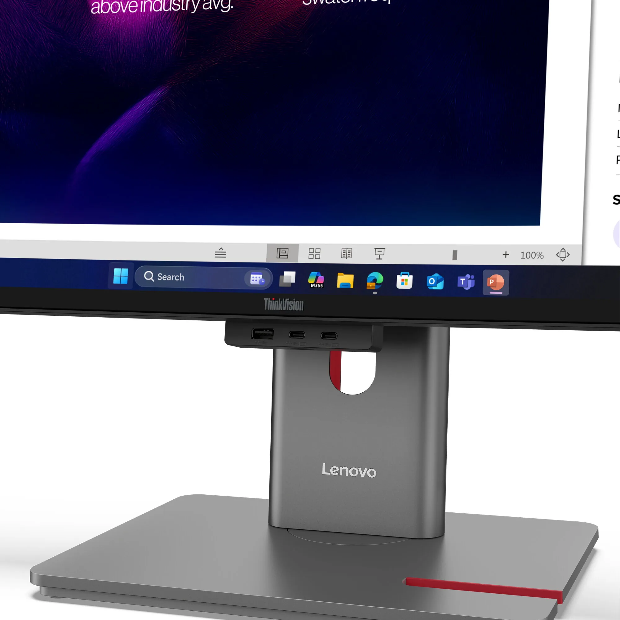 Lenovo ThinkVision P40WD-40 Monitor – Bild 6
