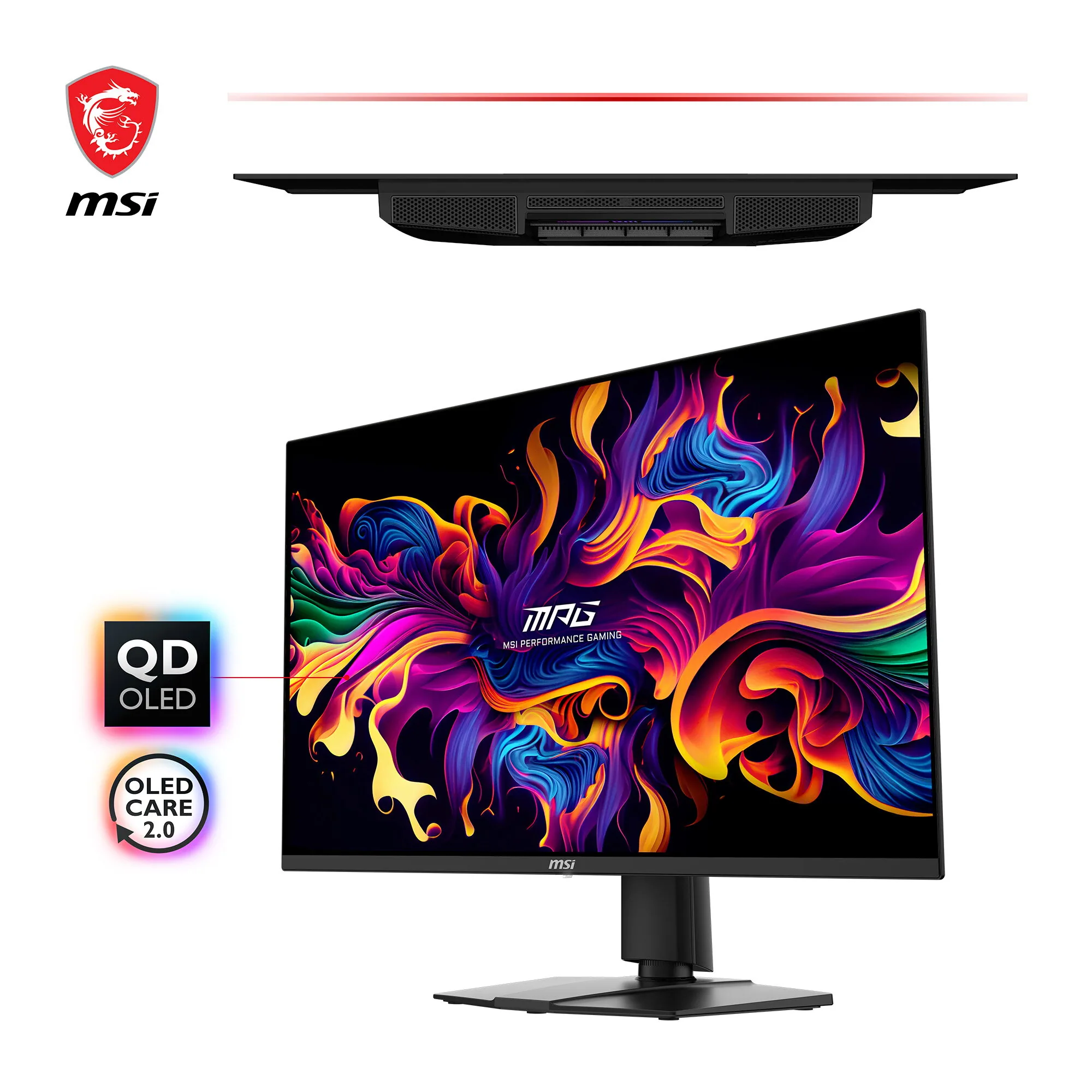 MSI MPG 271QRXDE QD-OLED Computerbildschirm 67,3 cm (26.5") 2560 x 1440 Pixel Wide Quad HD Schwarz – Bild 2