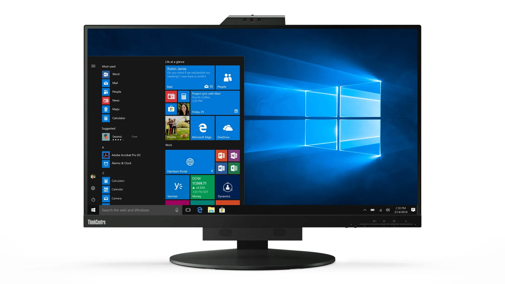 Lenovo ThinkCentre TIO27 Monitor – Bild 1