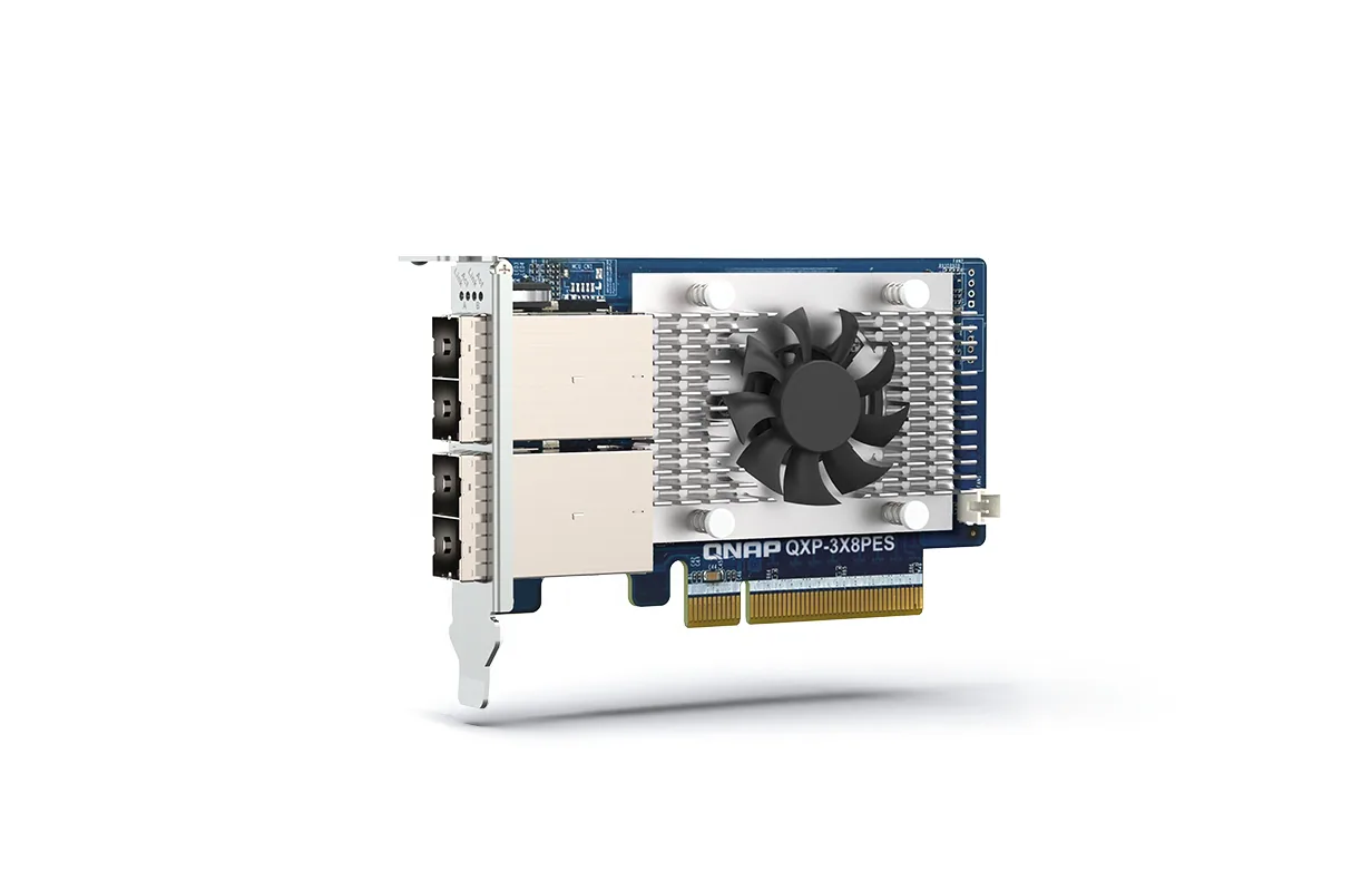 QNAP QXP-3X8PES Netzwerkkarte Eingebaut 64000 Mbit/s – Bild 1