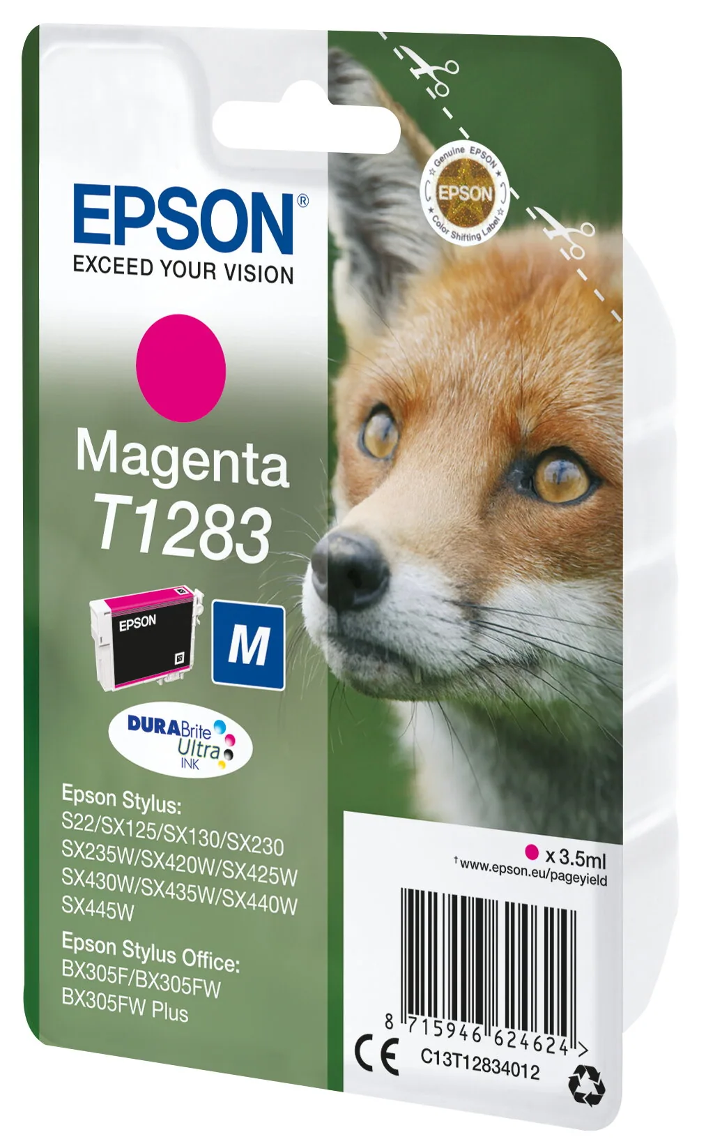 Epson Fox T1283 Fuchs DURABrite Ultra Single Magenta Tinte – Bild 8