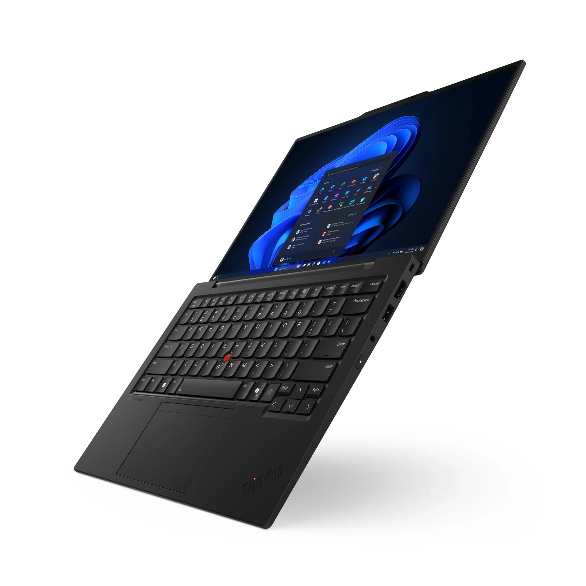 Lenovo ThinkPad X1 Carbon Gen 13 Aura Edition Copilot+ PC Intel Core Ultra 7 258V Laptop 35,6 cm (14") 2.8K 32 GB LPDDR5x-SDRAM 2 TB SSD Wi-Fi 7 (802.11be) Windows 11 Pro Schwarz Deutsch – Bild 6