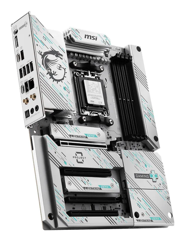 MSI B850 GAMING PLUS WIFI PZ Motherboard AMD B850 Sockel AM5 ATX – Bild 2