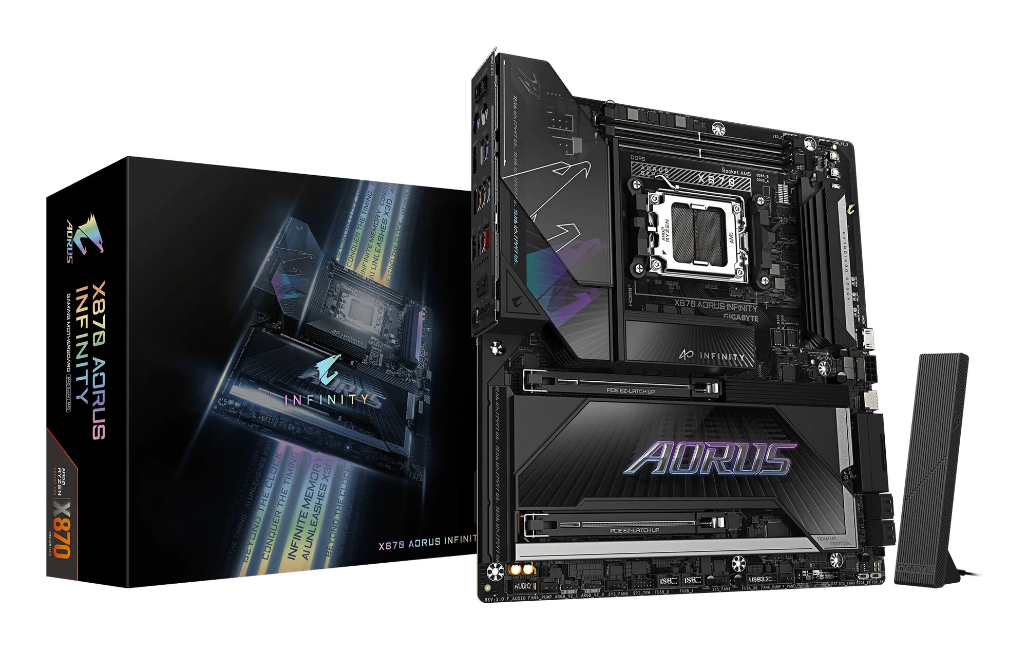 GIGABYTE X870 AORUS INFINITY Mainboard – Bild 1