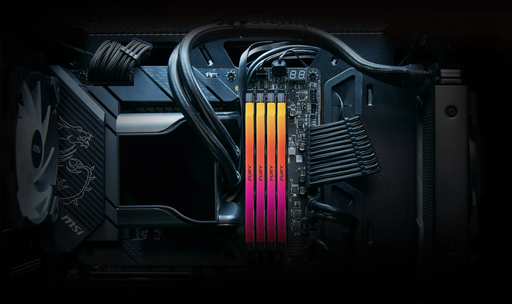 Kingston Technology FURY 32GB 6400MT/s DDR5 CL32 DIMM Renegade RGB XMP – Bild 5