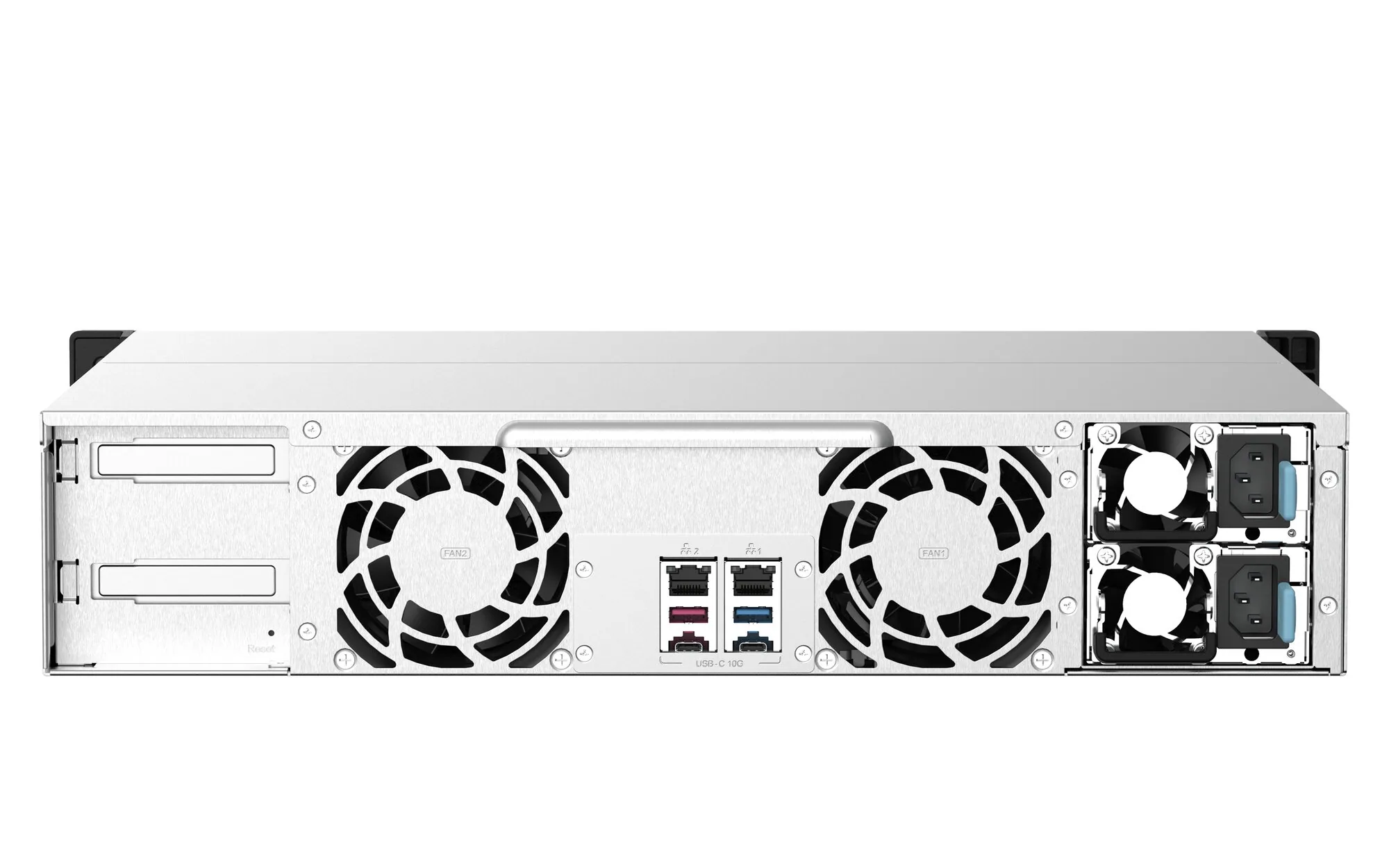 QNAP TS-1273AU-RP-8G NAS & Speicherserver Rack (2U) Ryzen Embedded V1500B 8 GB DDR4 0 TB QNAP QTS Aluminium, Schwarz – Bild 7