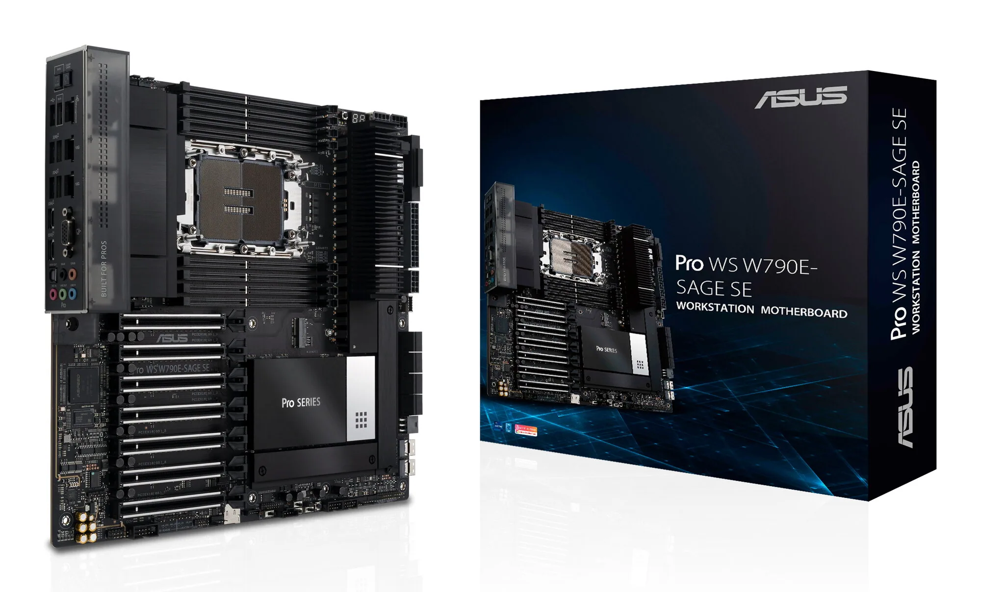 ASUS PRO WS W790E-SAGE SE Intel W790 LGA 4677 (Socket E) EEB – Bild 1