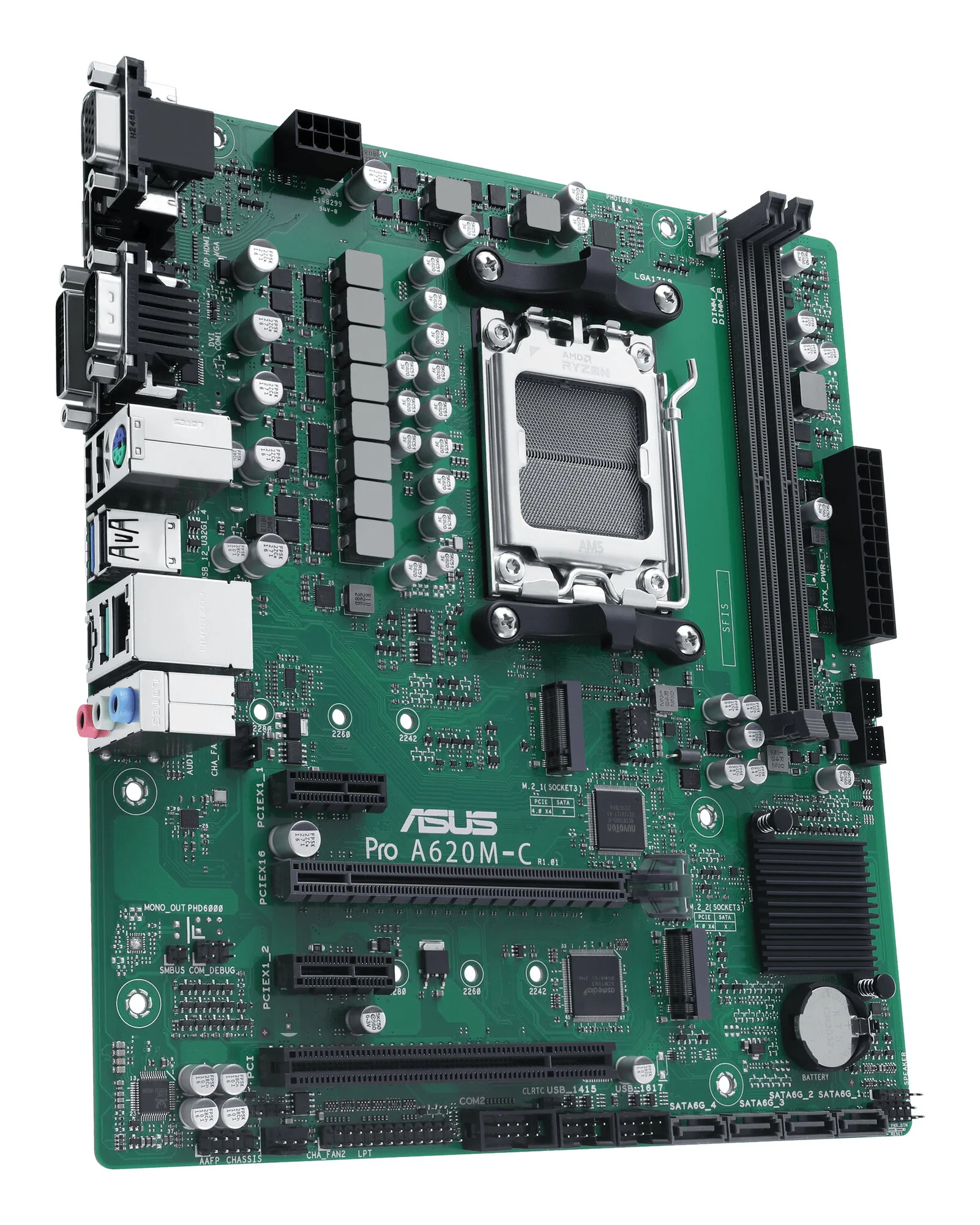 ASUS PRO A620M-C-CSM AMD A620 Sockel AM5 micro ATX – Bild 4
