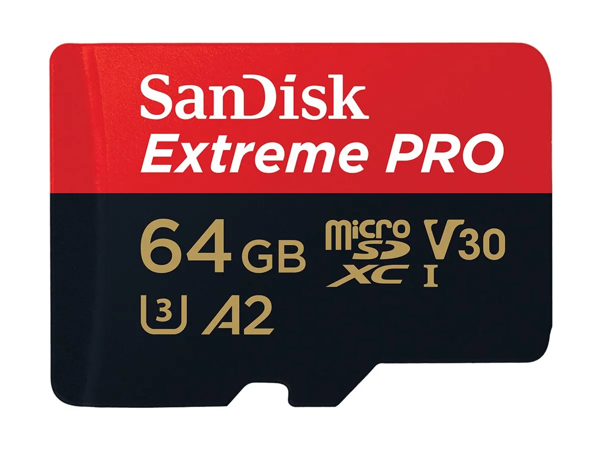 SD MicroSD Card 64 GB SanDisk Extreme Pro SDXC inkl. Adapter