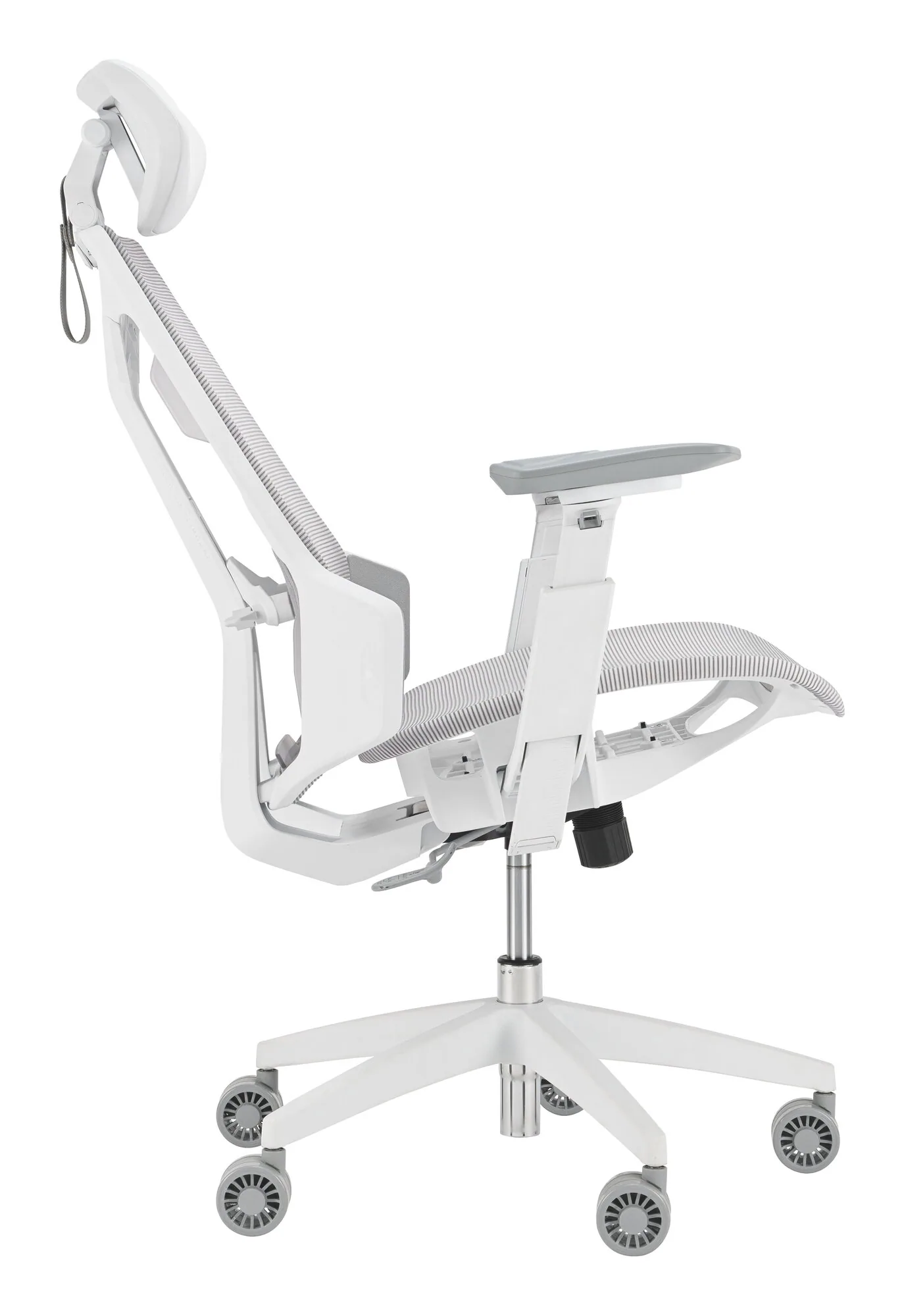 ASUS ROG Destrier Ergo Core White PC-Gamingstuhl Netz-Sitz Weiß – Bild 5