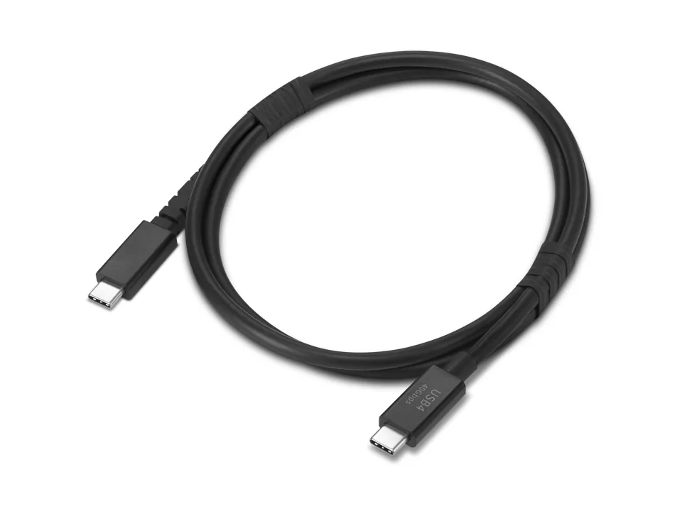 Lenovo 4X91U94413 USB Kabel USB4 Gen 3x2 1 m USB C 40 Gbit/s Schwarz – Bild 1
