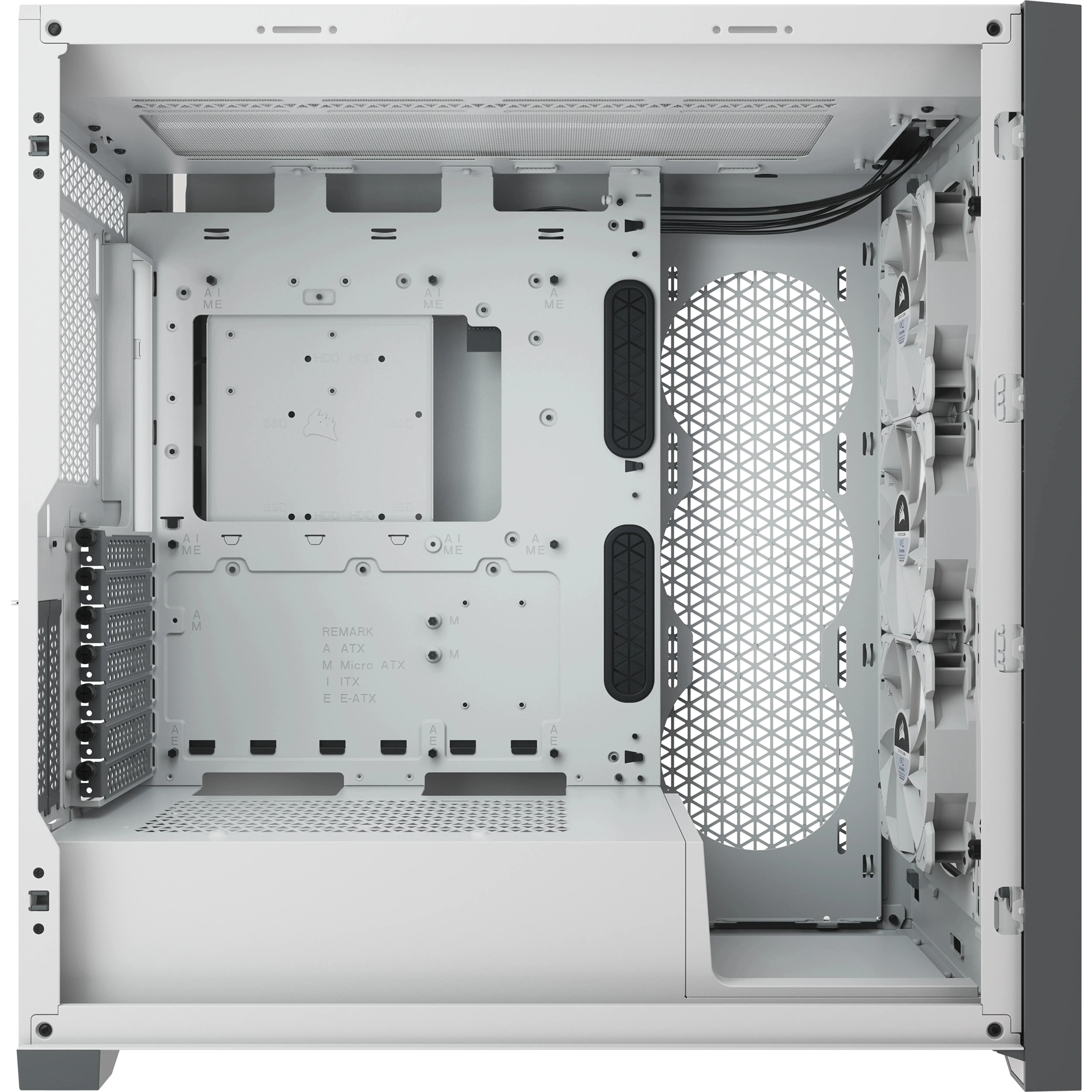 Corsair Geh Midi iCUE 5000X RGB (Tempered Glass) White