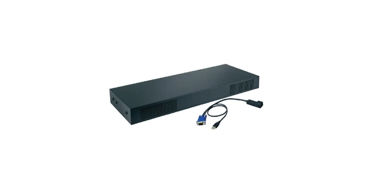 Lenovo 1754A1X Tastatur/Video/Maus (KVM)-Switch Rack-Einbau Schwarz