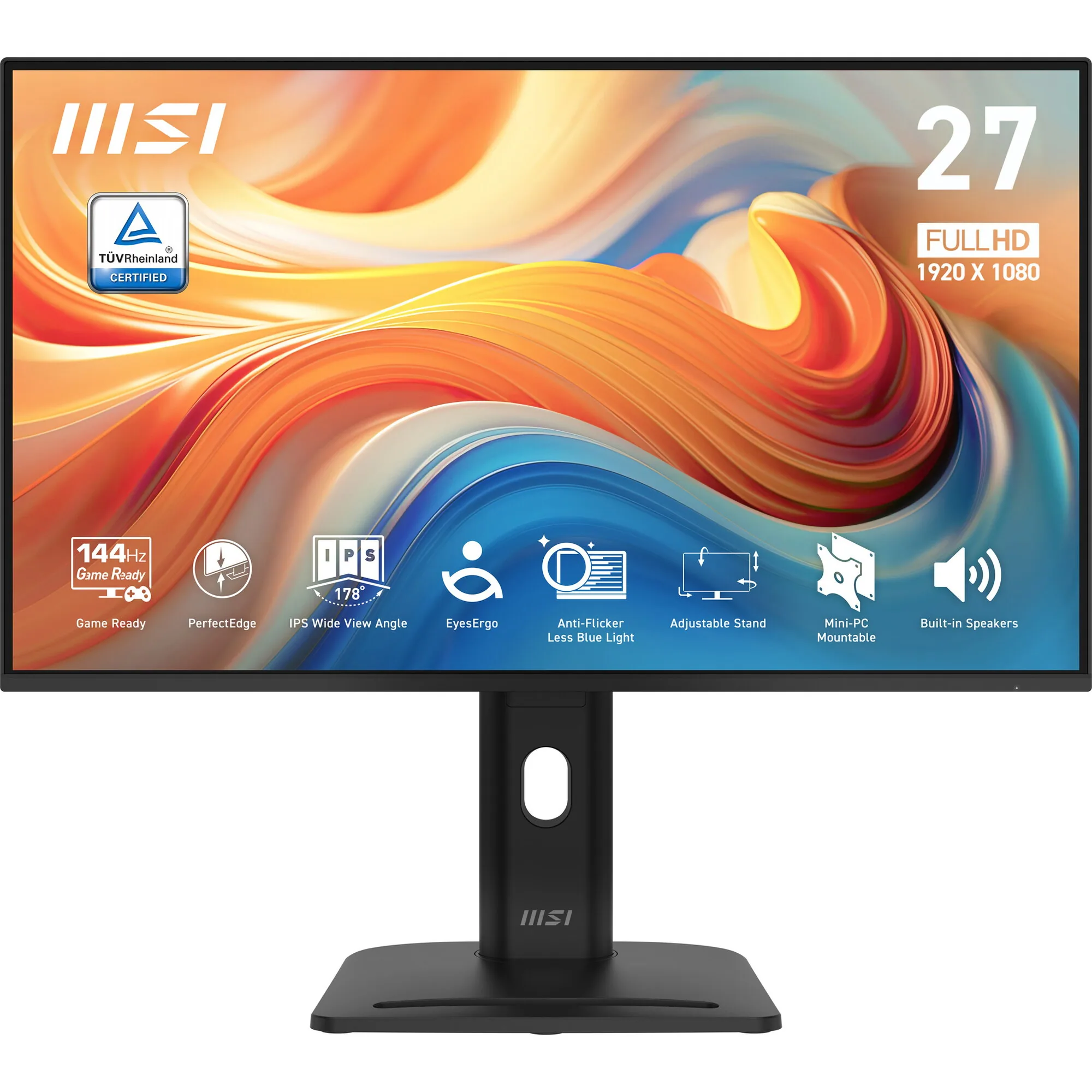 MSI Pro MP275PGDE E14 Computerbildschirm 68,6 cm (27") 1920 x 1080 Pixel Full HD LCD Schwarz – Bild 1