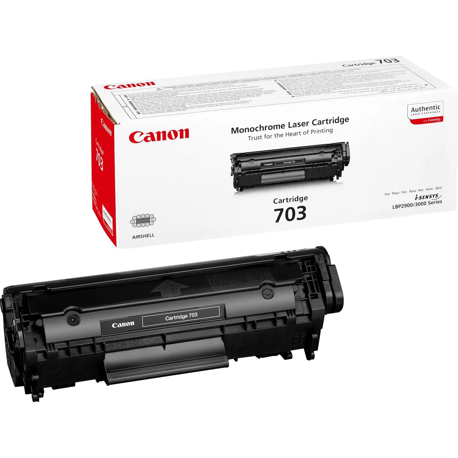 Canon 703 Tonerkartusche Original Schwarz – Bild 1