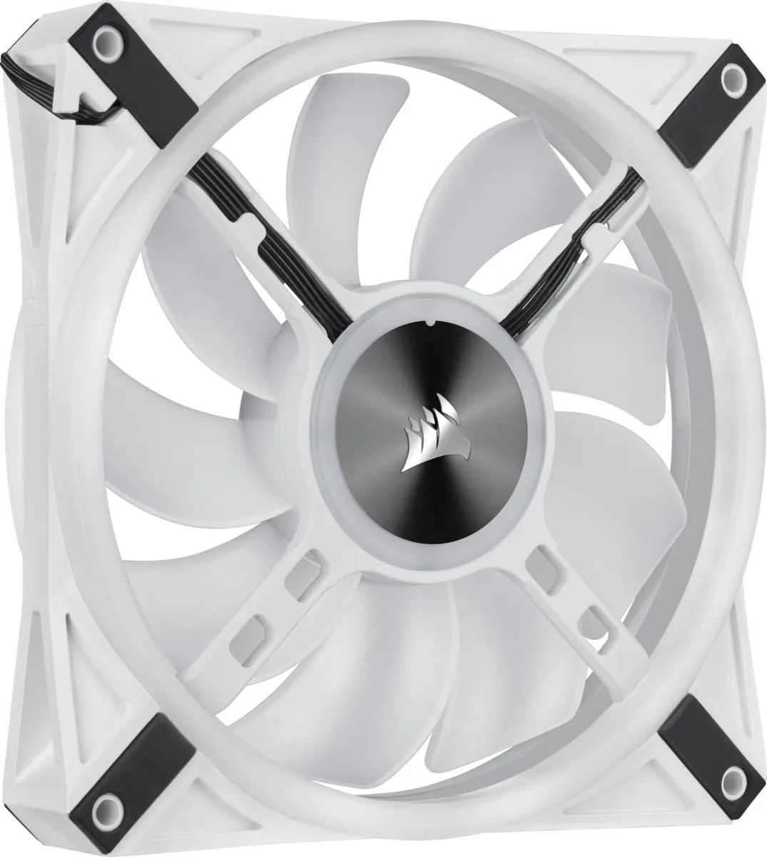 Corsair Lüfter 140*140*25 QL140 RGB LED Fan Weiß, Single