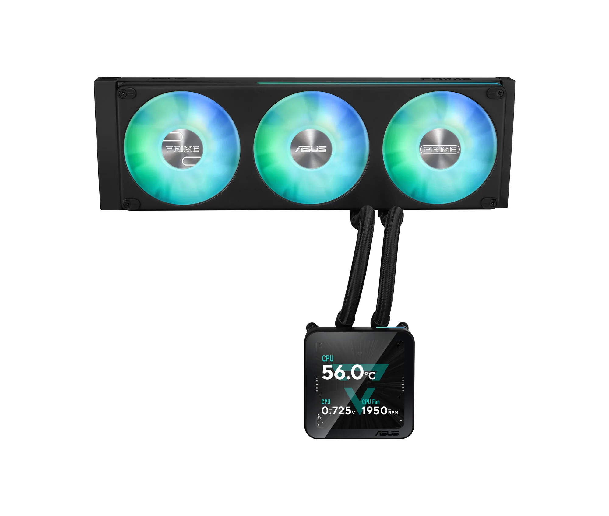 ASUS PRIME SLC II 360 ARGB LCD Prozessor All-in-One-Flüssigkeitskühler 12 cm Schwarz 1 Stück(e) – Bild 8