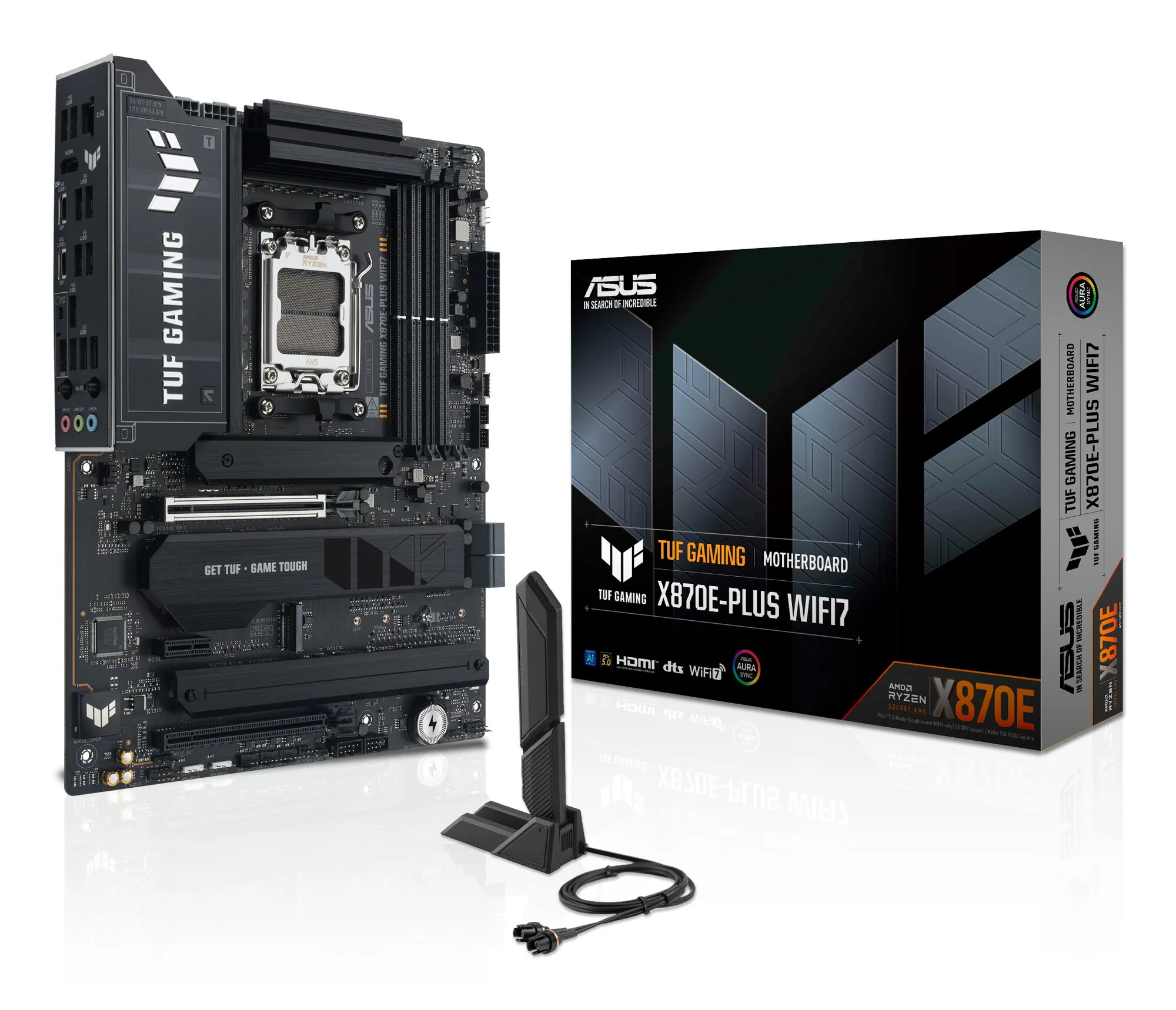 ASUS TUF GAMING X870E-PLUS WIFI7 AMD X870E Sockel AM5 ATX – Bild 3