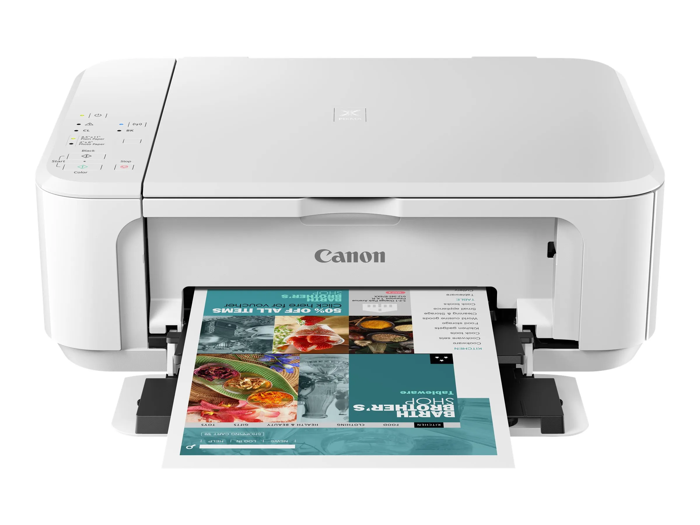 Canon PIXMA MG3650S Multifunktionssystem 3-in-1 weiss