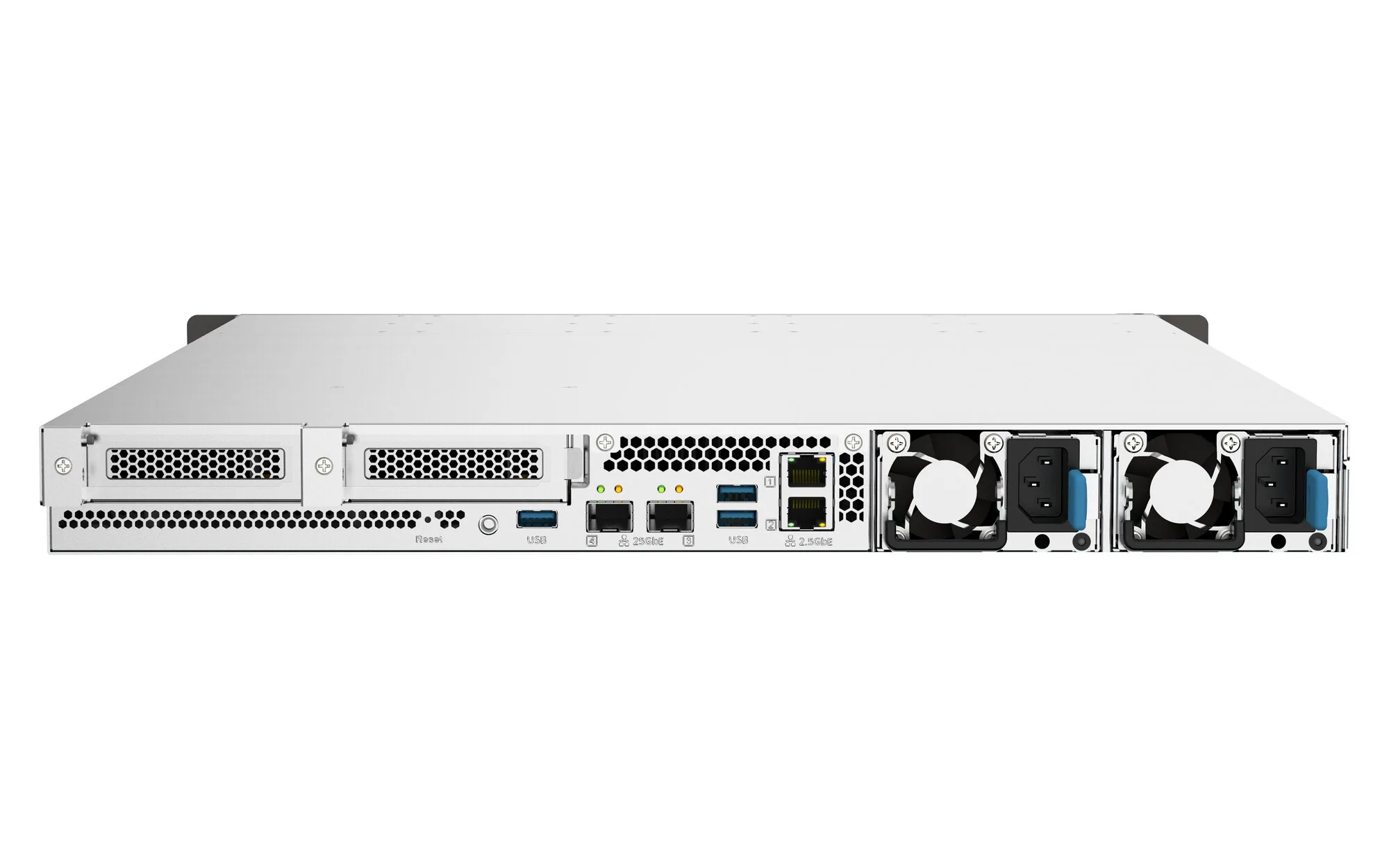 QNAP TS-h1090FU NAS Rack (1U) EPYC 7302P 64 GB DDR4 0 TB QuTS hero Schwarz, Grau – Bild 2
