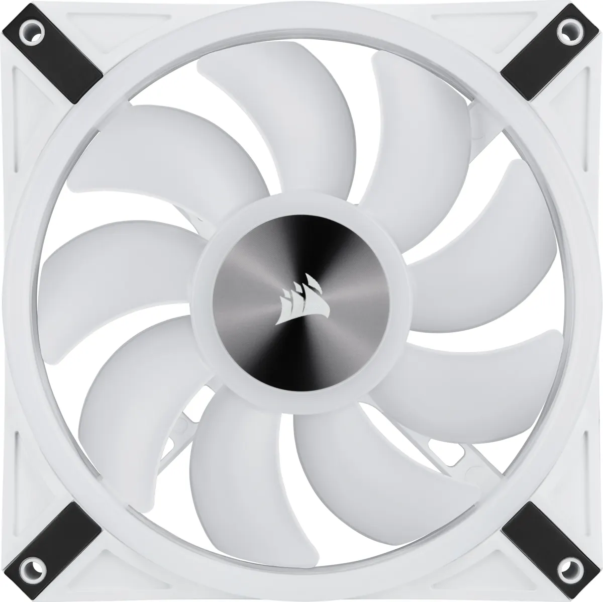 Corsair Lüfter 140*140*25 QL140 RGB LED Fan Weiß, Single