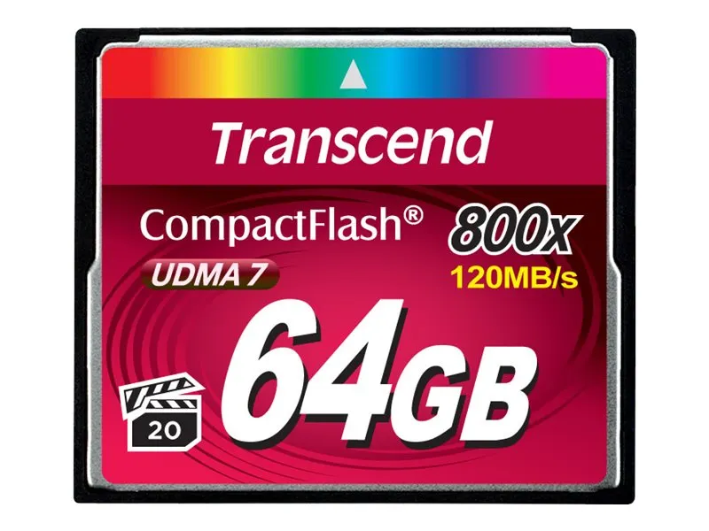 CompactFlash Card  64GB Transcend TS64GCF800, MLC