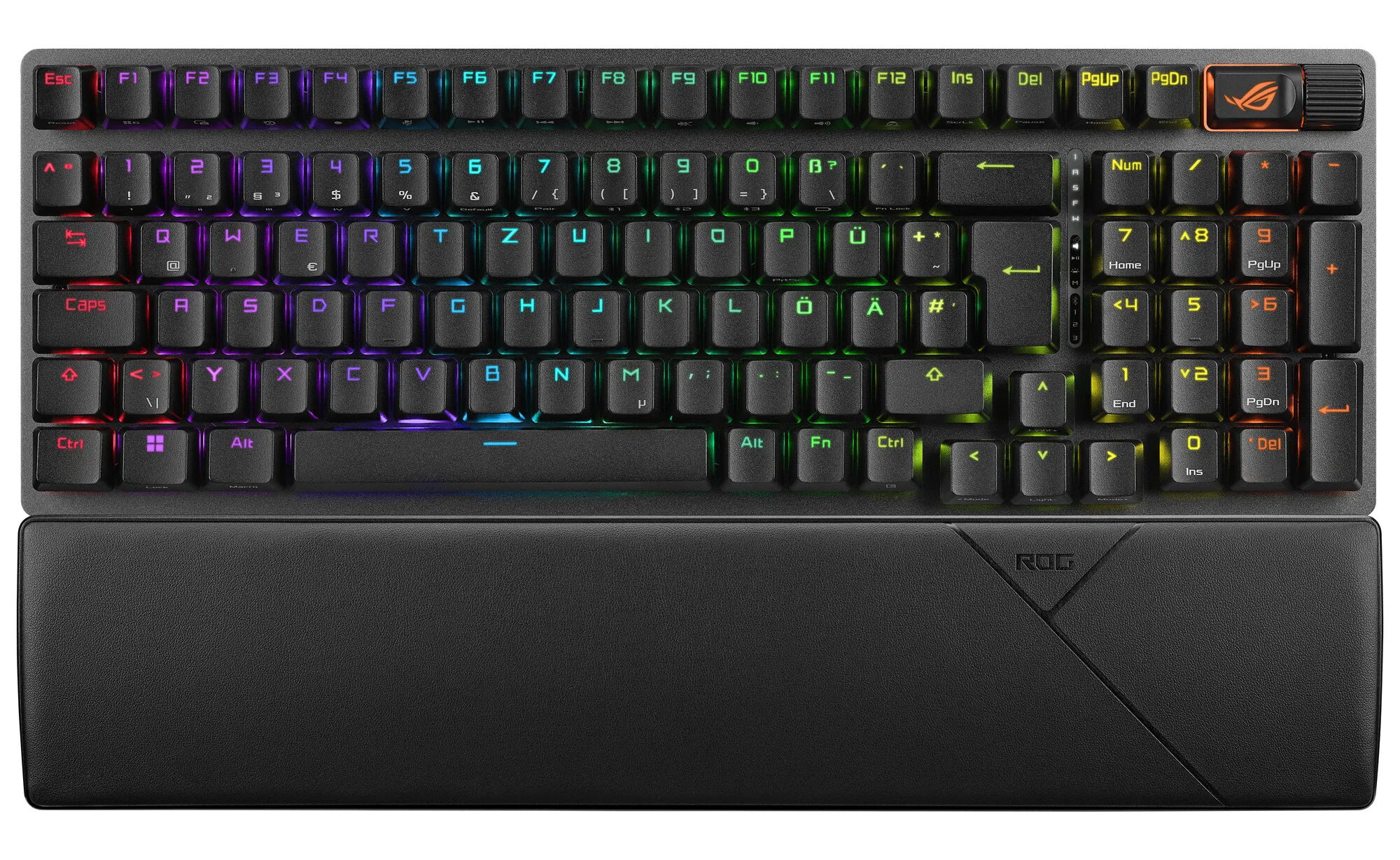 ASUS ROG Strix Scope II 96 Wireless Tastatur Gaming USB + RF Wireless + Bluetooth QWERTZ Deutsch Schwarz – Bild 1