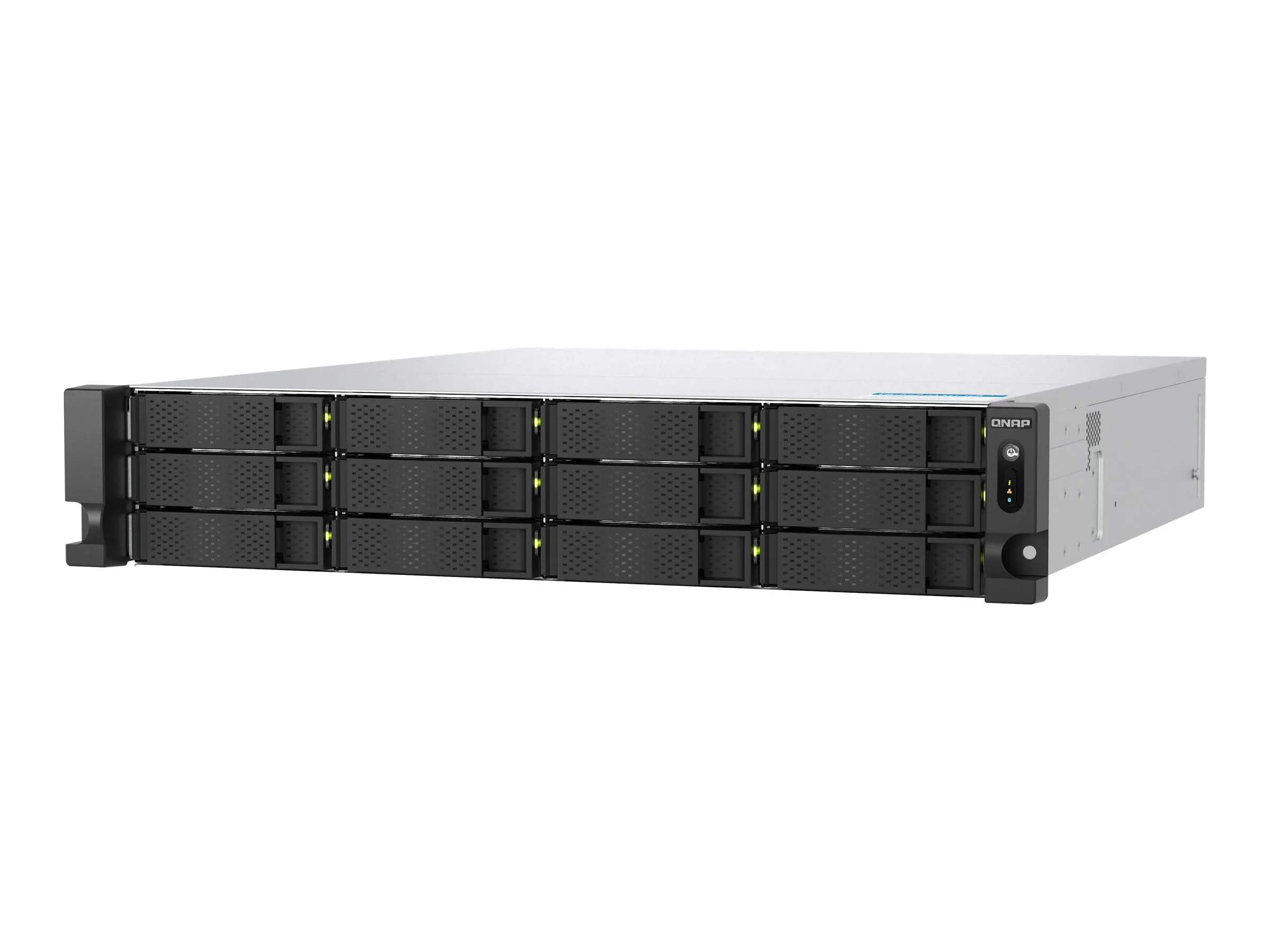 QNAP TS-H1277AXU-RP NAS Rack (2U) AMD Ryzen™ 5 16 GB DDR5 0 TB QuTS hero Schwarz