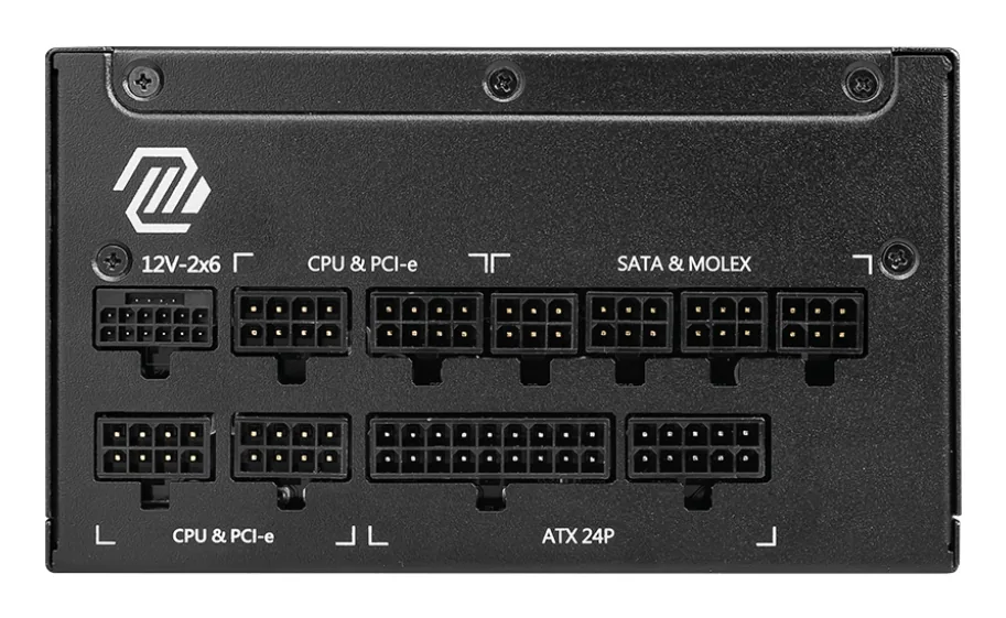 MSI MAG A1250GL PCIE5 Netzteil 1250 W 24-pin ATX ATX Schwarz – Bild 2
