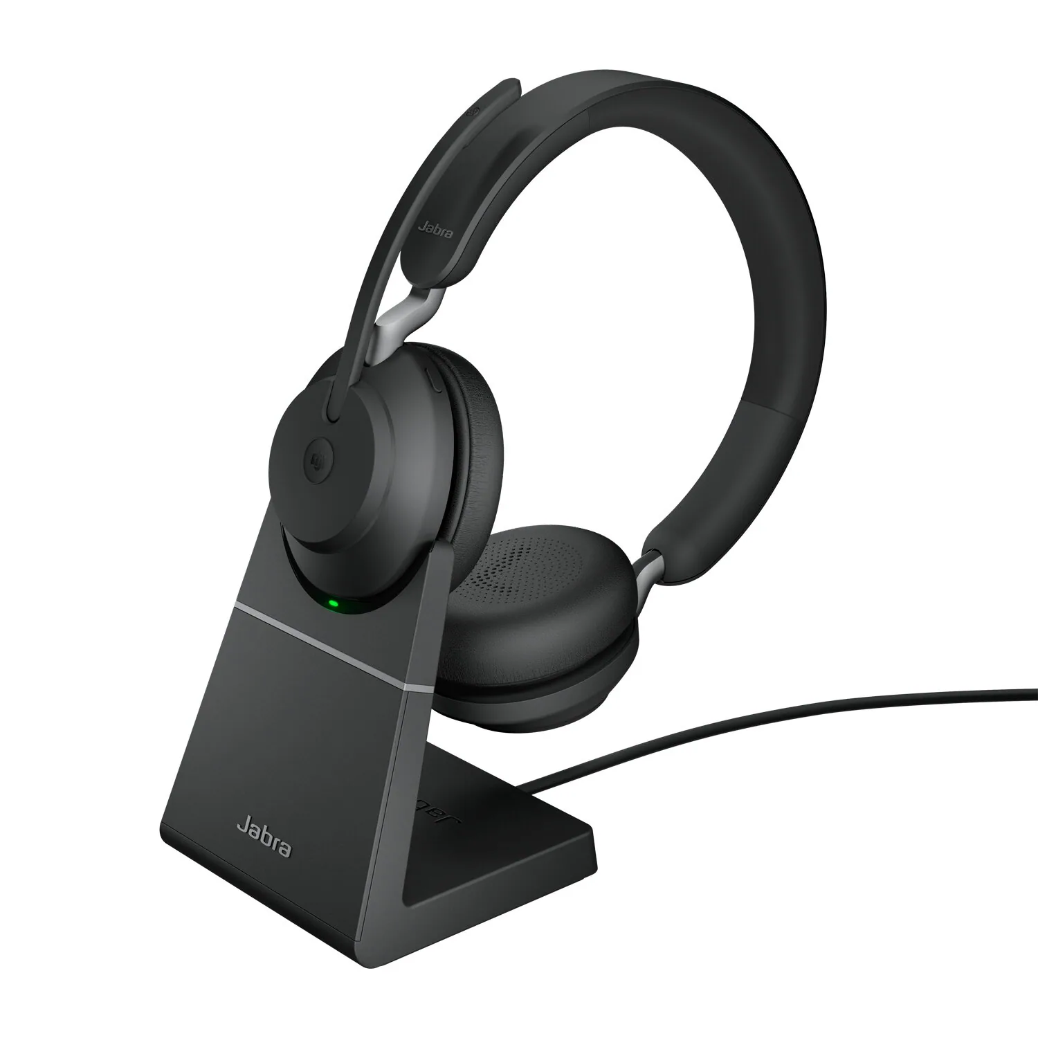 Jabra Evolve2 65 Kopfhörer Kabellos Kopfband Büro/Callcenter USB Typ-C Bluetooth Ladestation Schwarz – Bild 1