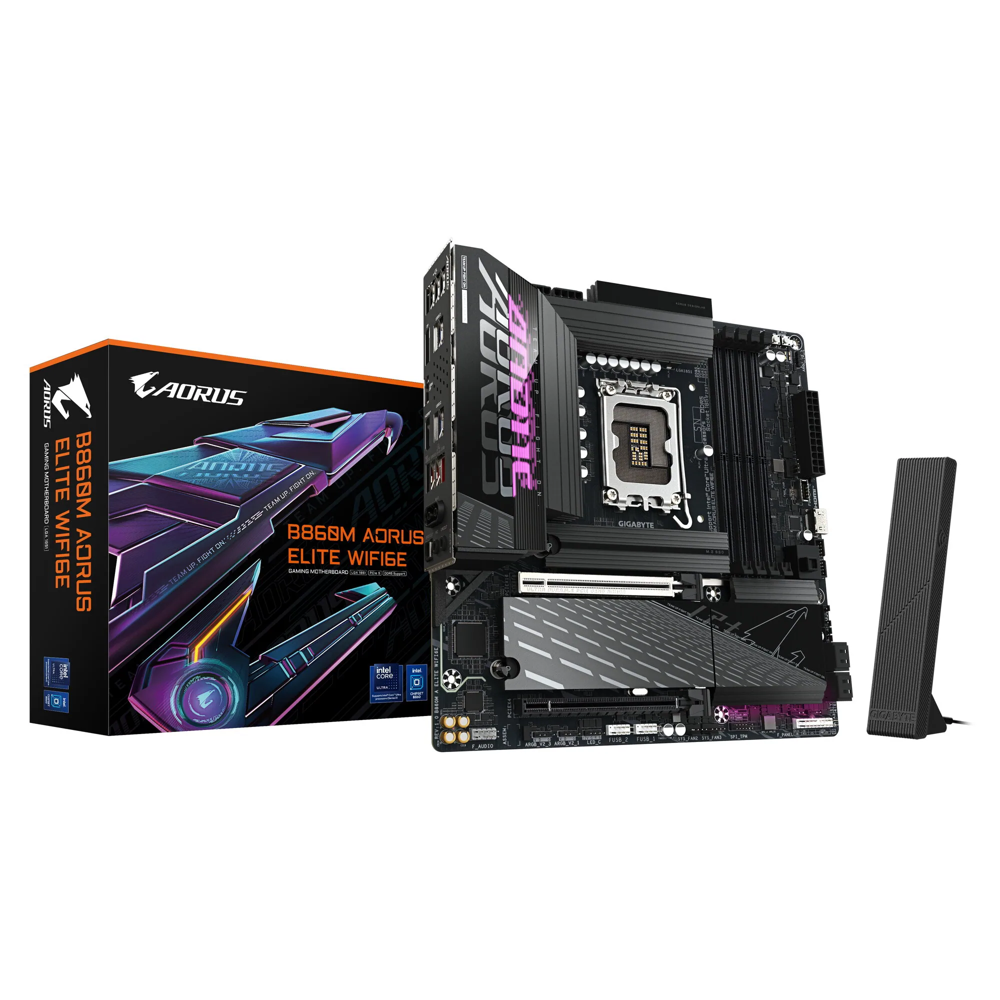 GIGABYTE B860M AORUS ELITE WIFI6E Mainboard – Bild 1