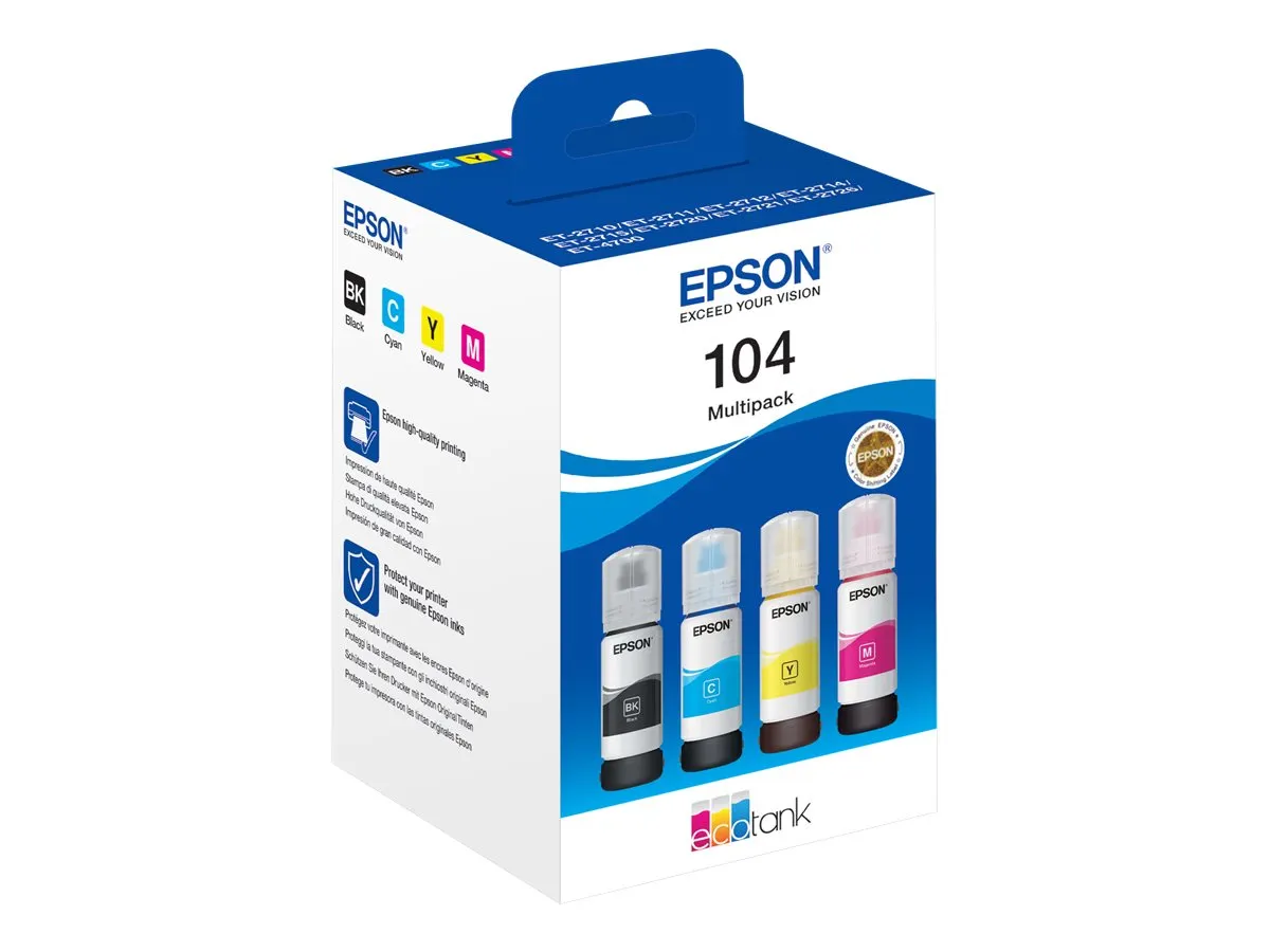 Patrone Epson 104 4er-Pack black + color               T00P6