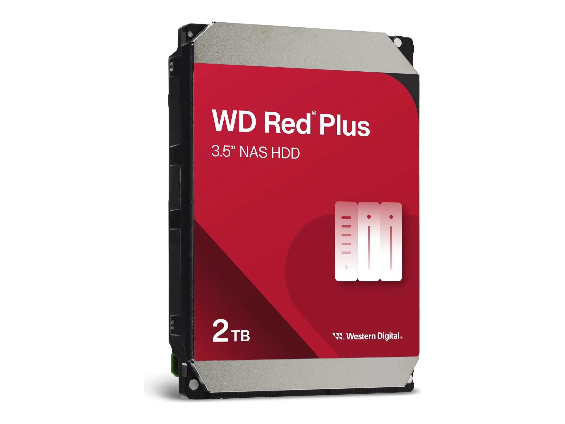 WD Red Plus 8.9 cm (3.5") 2 TB SATA3 5400 64 MB WD20EFPX