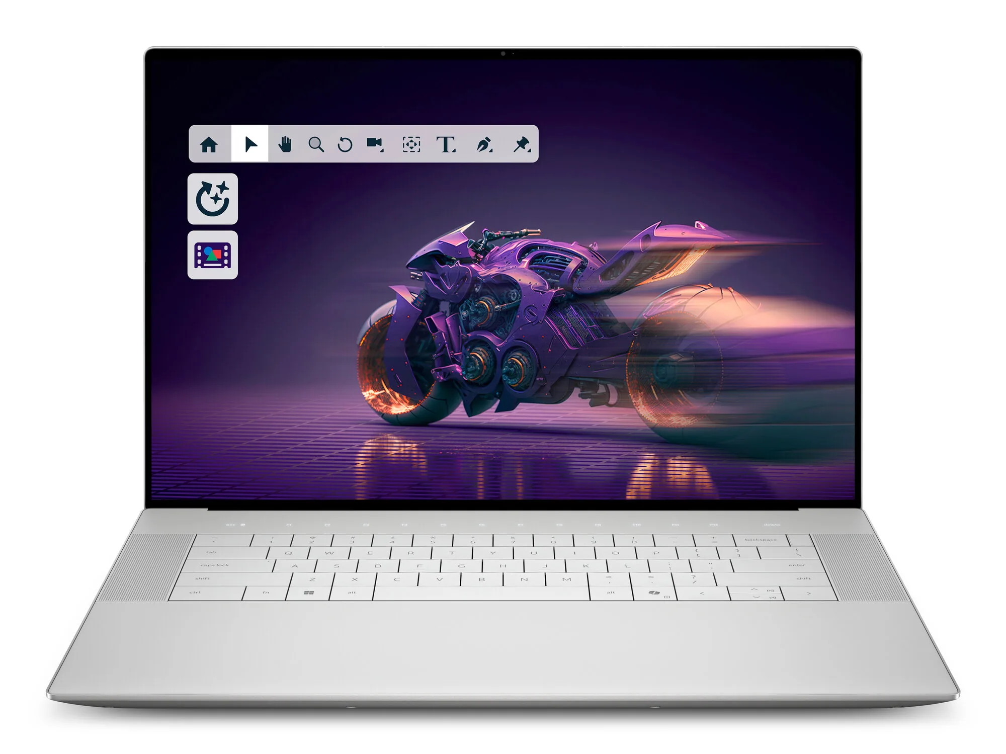 DELL 16 Premium DA16250 Intel Core Ultra 7 255HX Laptop 41,4 cm (16.3") WUXGA 32 GB LPDDR5x-SDRAM 1 TB SSD NVIDIA GeForce RTX 5060 Wi-Fi 7 (802.11be) Windows 11 Pro Platin Deutsch – Bild 1