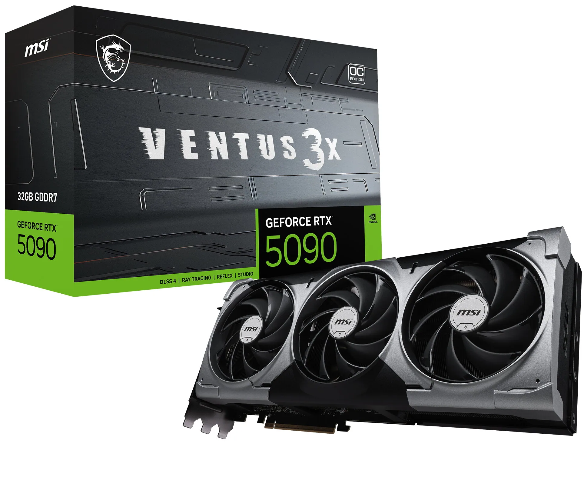 MSI VENTUS GEFORCE RTX 5090 32G 3X OC Grafikkarte NVIDIA 32 GB GDDR7 – Bild 1